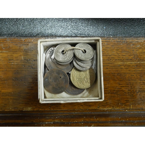 467 - BOX OF COINS
