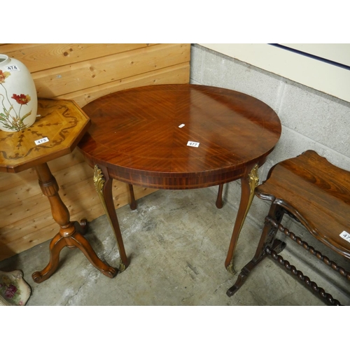 477 - 19C FRENCH TABLE WITH ORMOLU MOUNTS