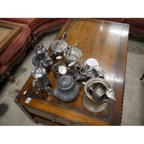 546 - LOT SILVER PLATE