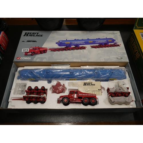 573 - CORGI HEAVY HAULIDGE SET