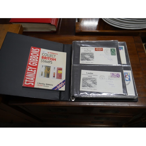 590 - STANLEY GIBBONS ALBUM AND CATALOGUE PLUS COVERS