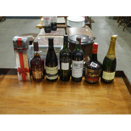 596 - SELECTION OF BEVERAGES