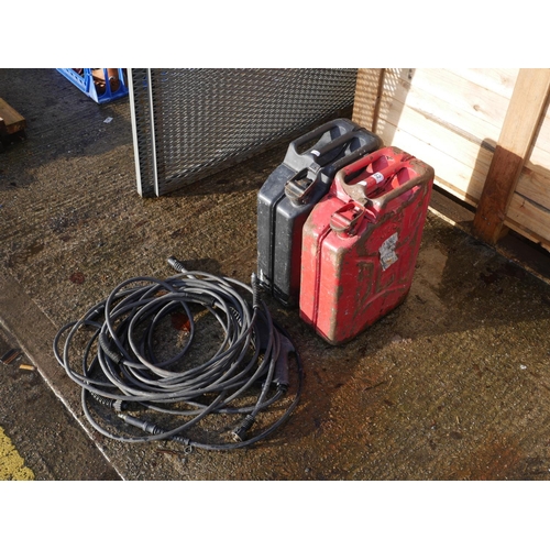 62 - JERRY CANS AND HOSING