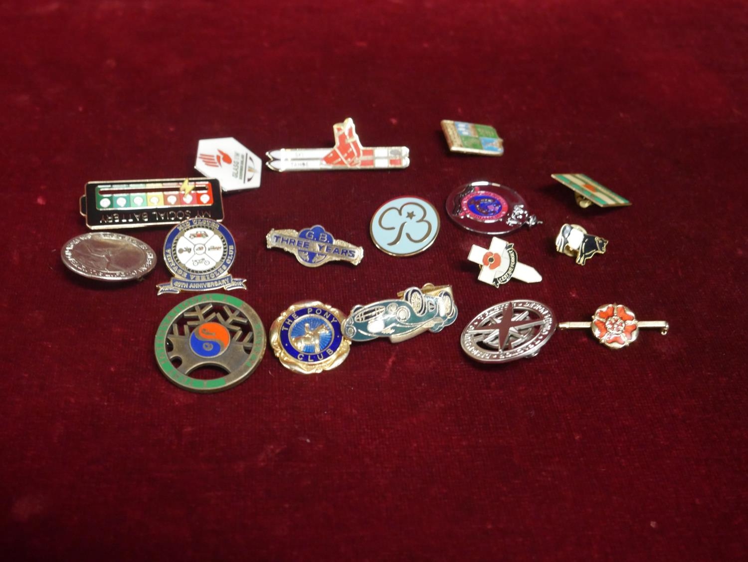 LOT OF BADGES