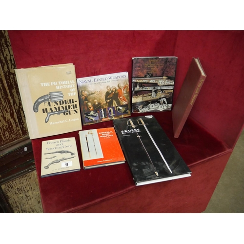 9 - LOT OF GUNS AND SWORD BOOKS