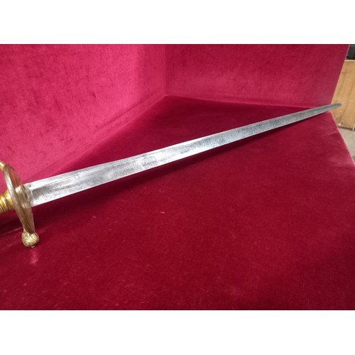 1 - INFANTRY OFFICER'S SWORD 1796 TOTAL LENGTH 39 INCHES