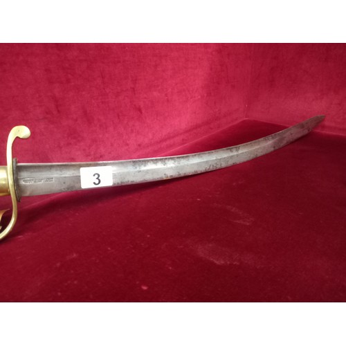 3 - BRITISH POLICE/PRISON WARDER HANGER 1850 TOTAL LENGTH 29 INCHES