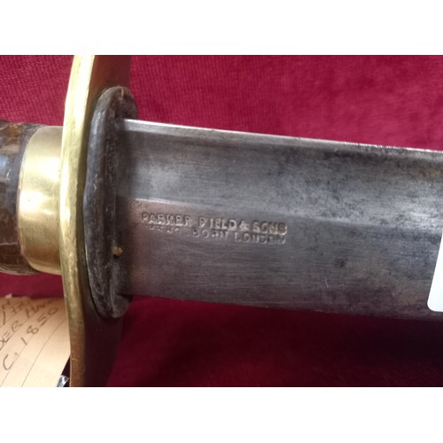 3 - BRITISH POLICE/PRISON WARDER HANGER 1850 TOTAL LENGTH 29 INCHES