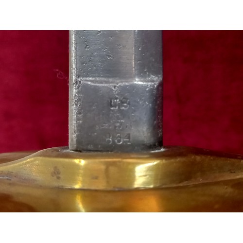 6 - UNITED STATES NCO SWORD 1864 TOTAL LENGTH 39 INCHES