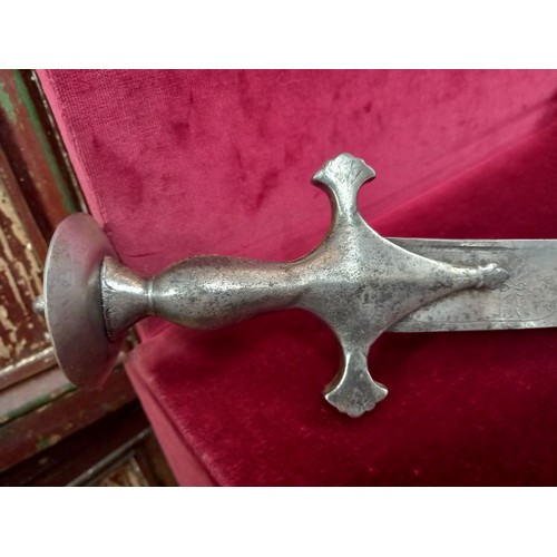16 - INDIAN TULWAR SWORD TOTAL LENGTH 35 INCHES