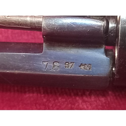 35 - PIN FIRE REVOLVER MECHANISM GOOD TOTAL LENGTH 8 INCHES