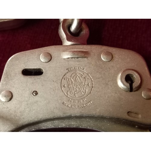 37 - SET OF HAND CUFFS