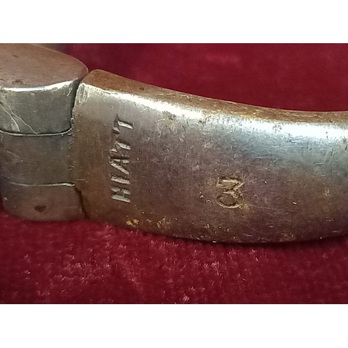 38 - SET OF ANTIQUE HANDCUFFS