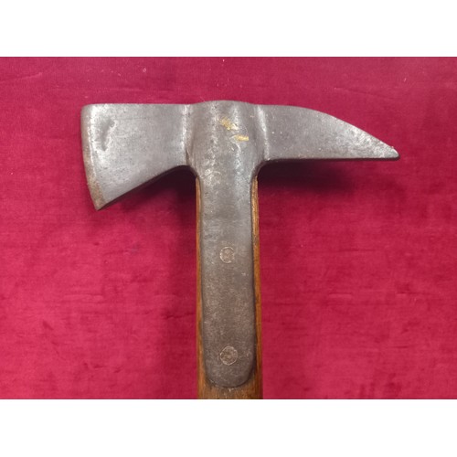 56 - MILITARY AXE TOTAL LENGTH 15 1/2 INCHES