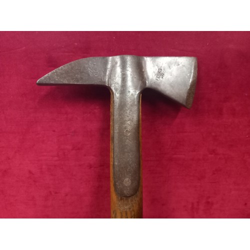 56 - MILITARY AXE TOTAL LENGTH 15 1/2 INCHES