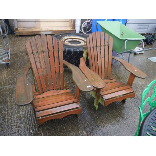 97 - 2 GARDEN CHAIRS