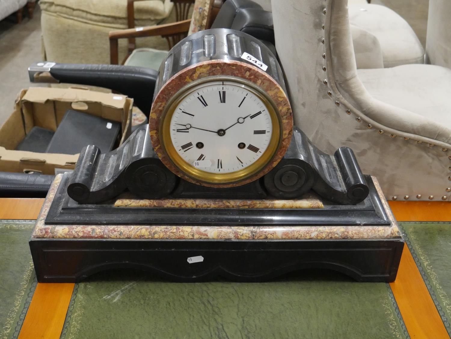 SLATE MANTLE CLOCK