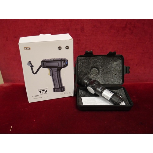 179 - PRESSURE GAUGE AND TORCH