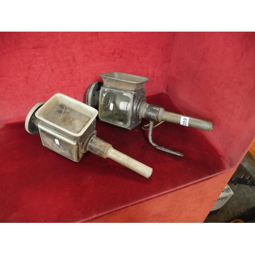 209 - PAIR OF COACH LAMPS