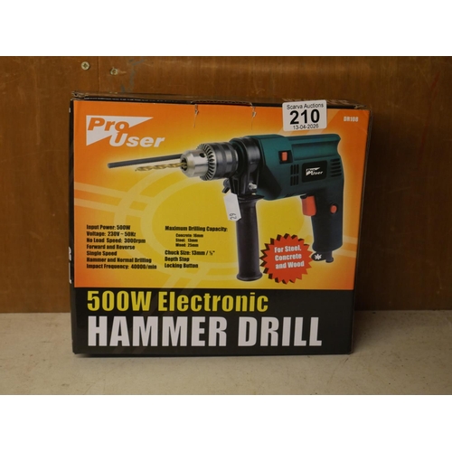 210 - NEW ELECTRIC DRILL