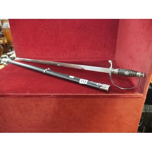 213 - SWORD AND SCABBARD
