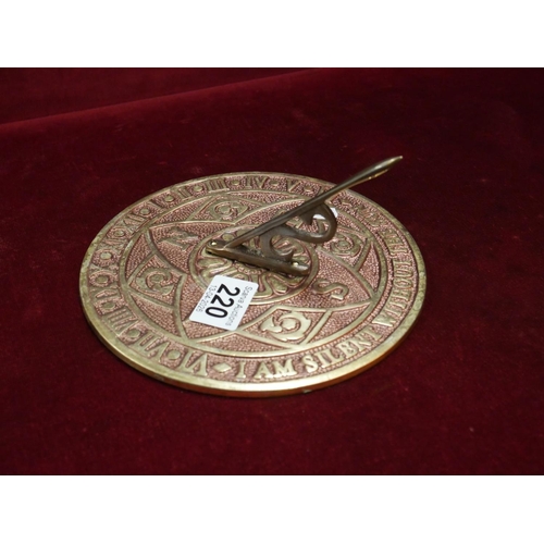 220 - SUN DIAL