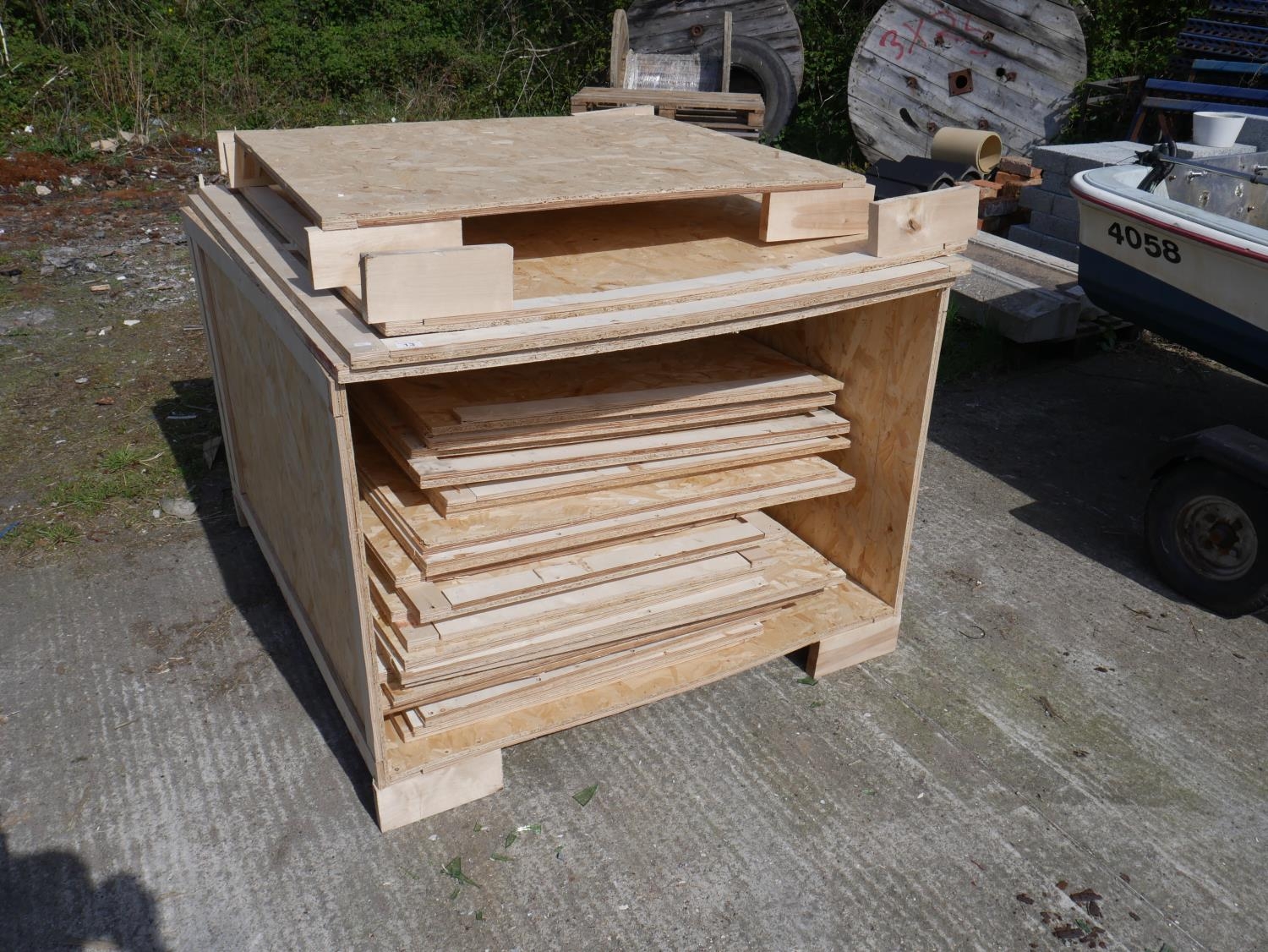 CRATE AND CONTENTS