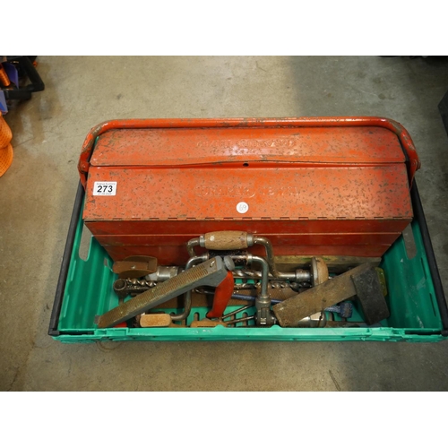 273 - CRATE OF TOOLS