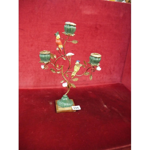 286 - DECROATIVE CANDLESTICK
