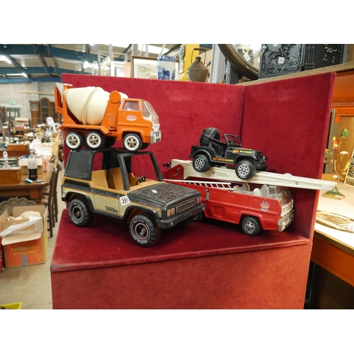 291 - 4 TONKA TOYS