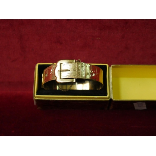 378 - ROLLED GOLD BANGLE