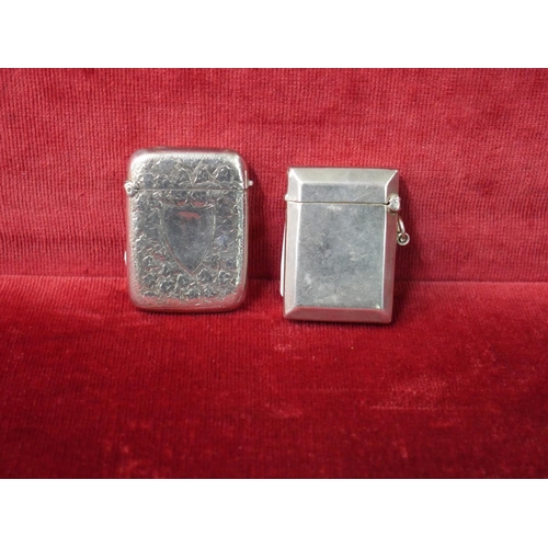 383 - 2 HALLMARKED VESTA CASE 49 GRAMS