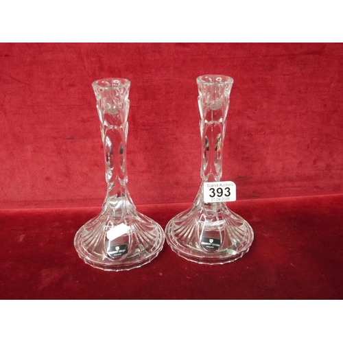 393 - PAIR OF KILARNY CANDLESTICKS