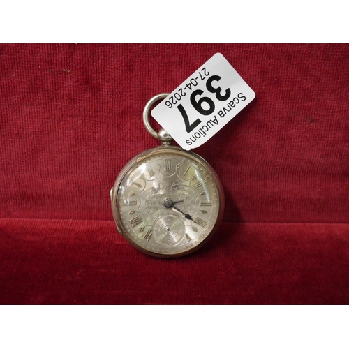 397 - SILVER POCKET WATCH