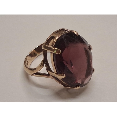 406 - 9CT GOLD RING SIZE L