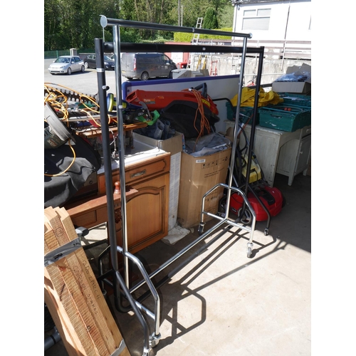 243 - 2 CLOTHES RAILS