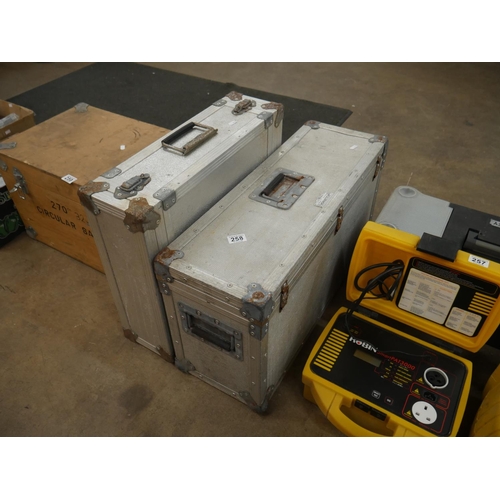 258 - 2 STORAGE BOXES