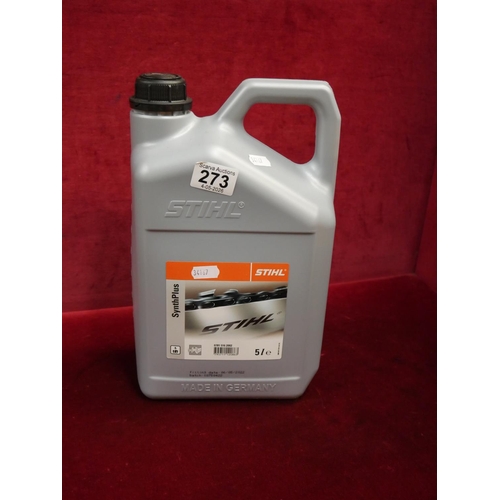 273 - JAR OF CHAIN OIL