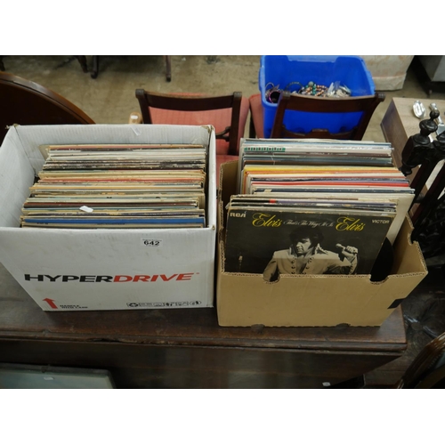 2 BOXES OF RECORDS