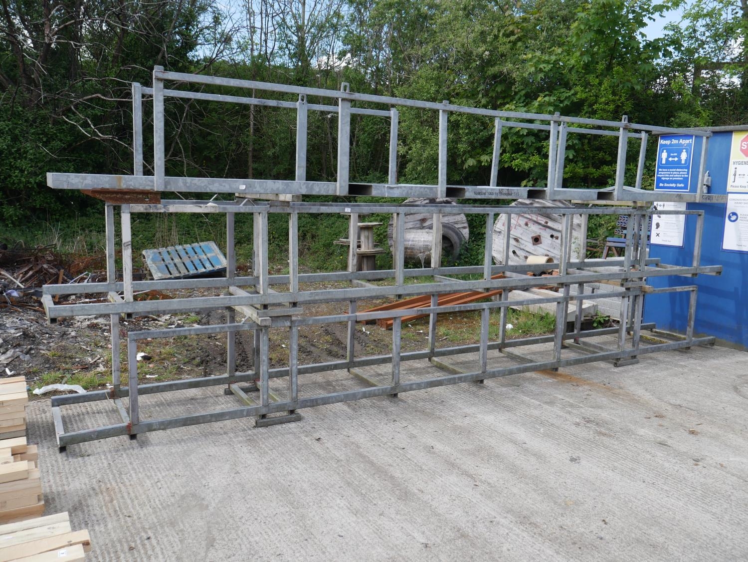 3 LARGE STILLAGES