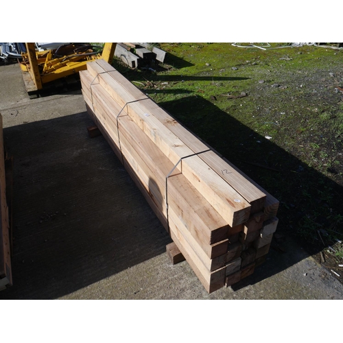 12 - BUNDLE OF 8FT POSTS