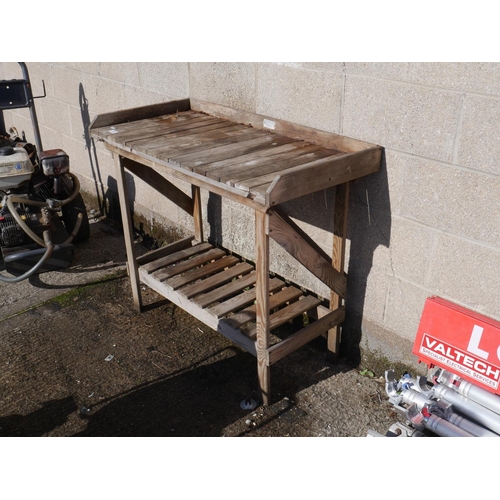 39 - WOODEN TABLE