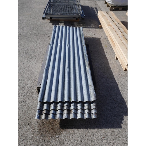 7 - 16 SHEETS OF CORRIGATED IRON