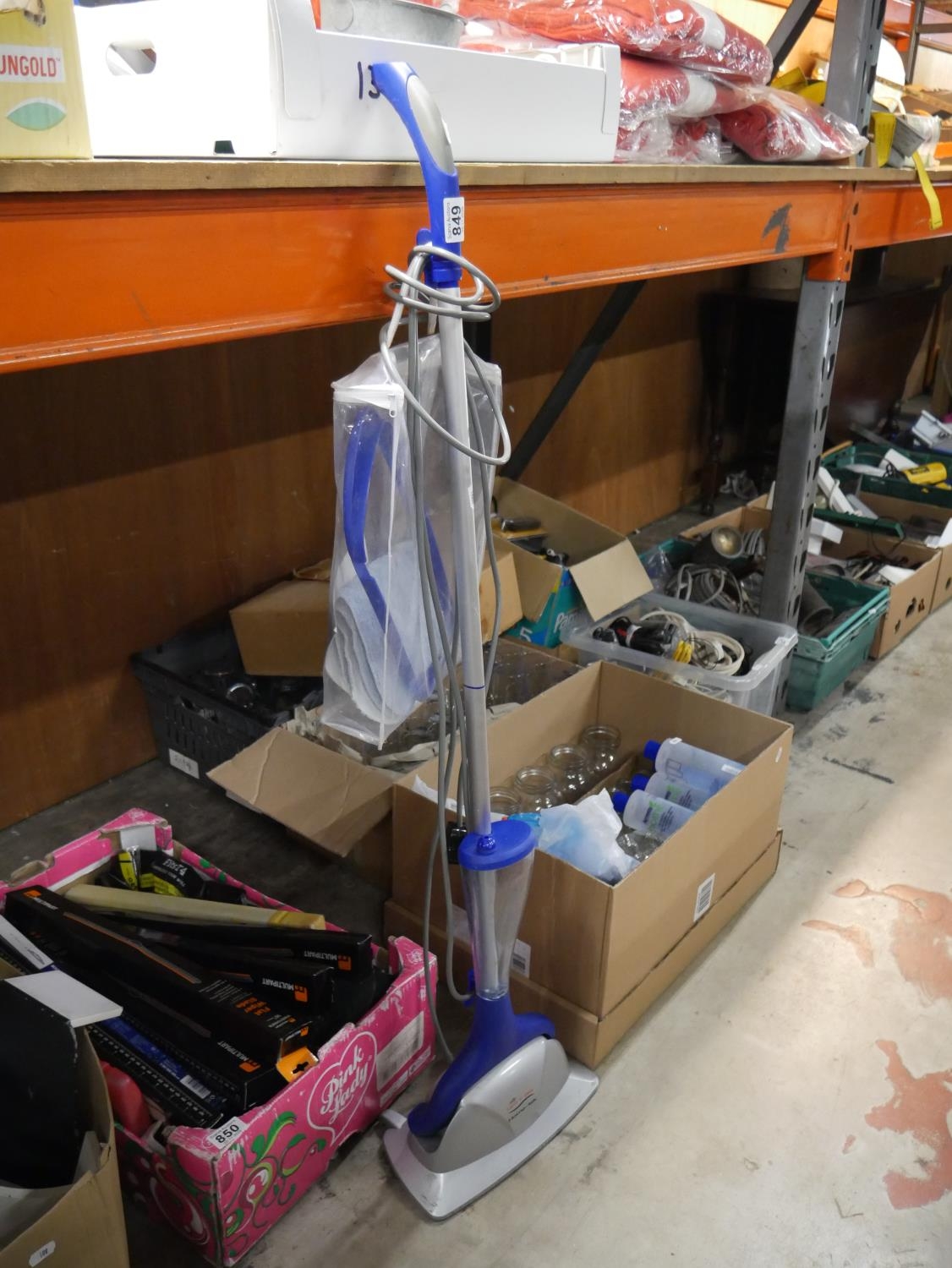 BOX LOT AND STEAM MOP