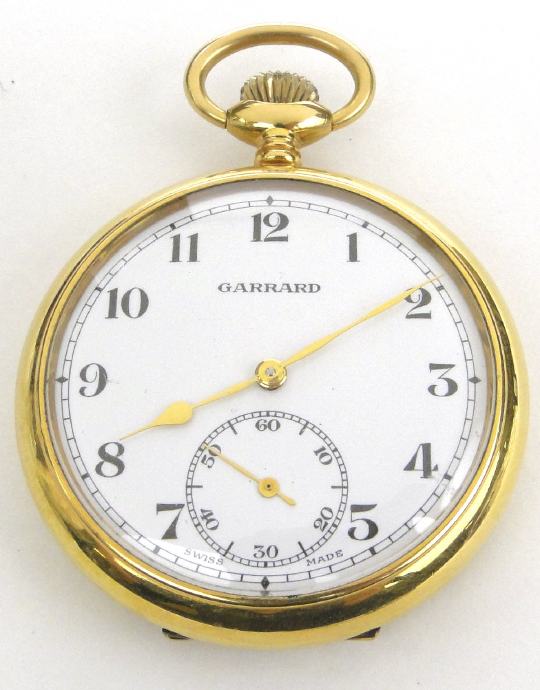 Gold plated Garrard pocket watch British Rail London Midland