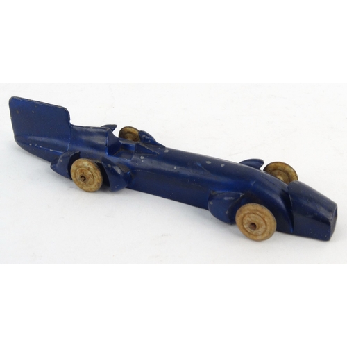 565 - Captain Malcolm Campbell's Bluebird 2 die cast car -The World Speed Record Holder copyright England ... 