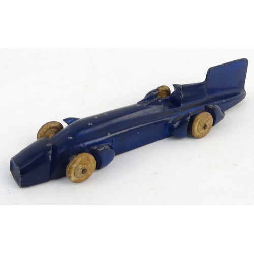 565 - Captain Malcolm Campbell's Bluebird 2 die cast car -The World Speed Record Holder copyright England ... 