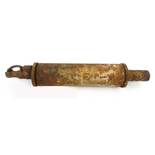 479 - Military interest World War I Stokes mortar, 47cm long