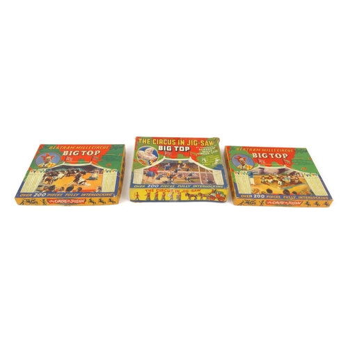 529 - Three vintage Bertram Mills circus puzzles