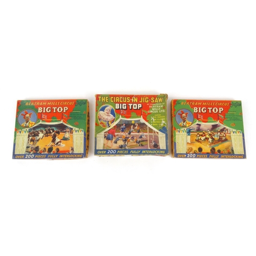 529 - Three vintage Bertram Mills circus puzzles